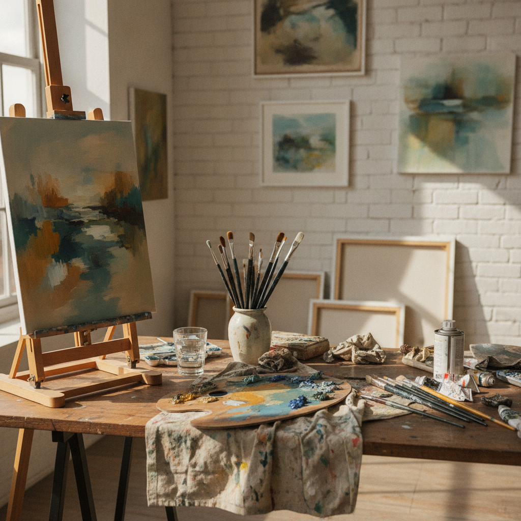 Painter- No Face and No Text